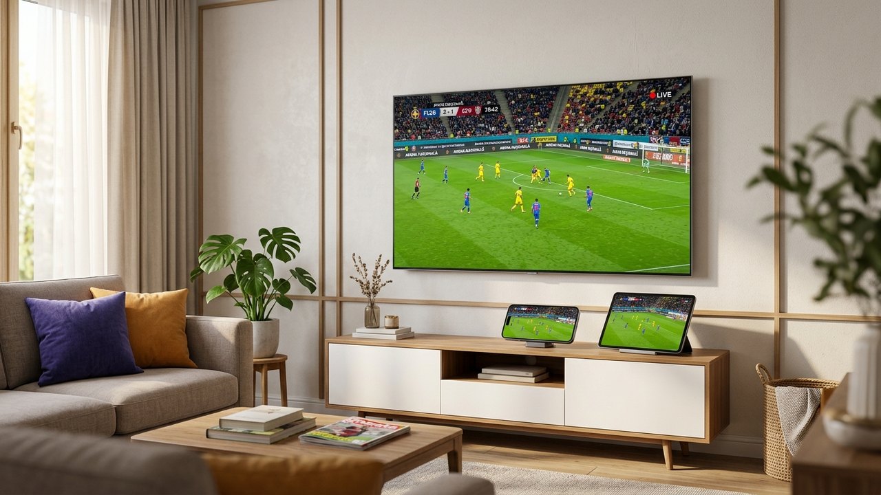 IPTV Latvija — sports tiešraidē Smart TV, telefonā un planšetē