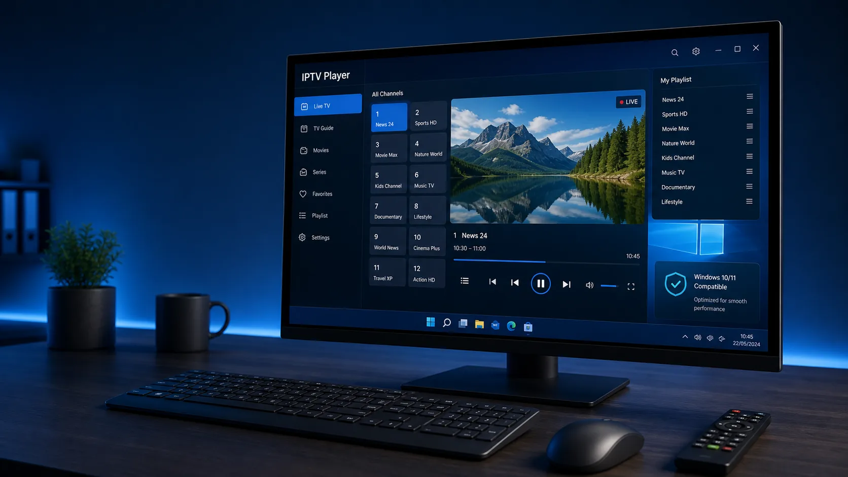 GSE Smart IPTV Windows datorā: saderība un lietošana
