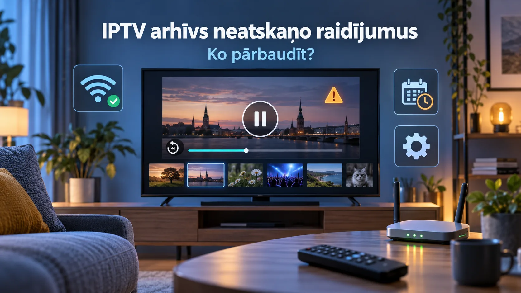 iptv arhīvs nedarbojas — IPTV arhīvs neatskaņo raidījumus: ko pārbaudīt