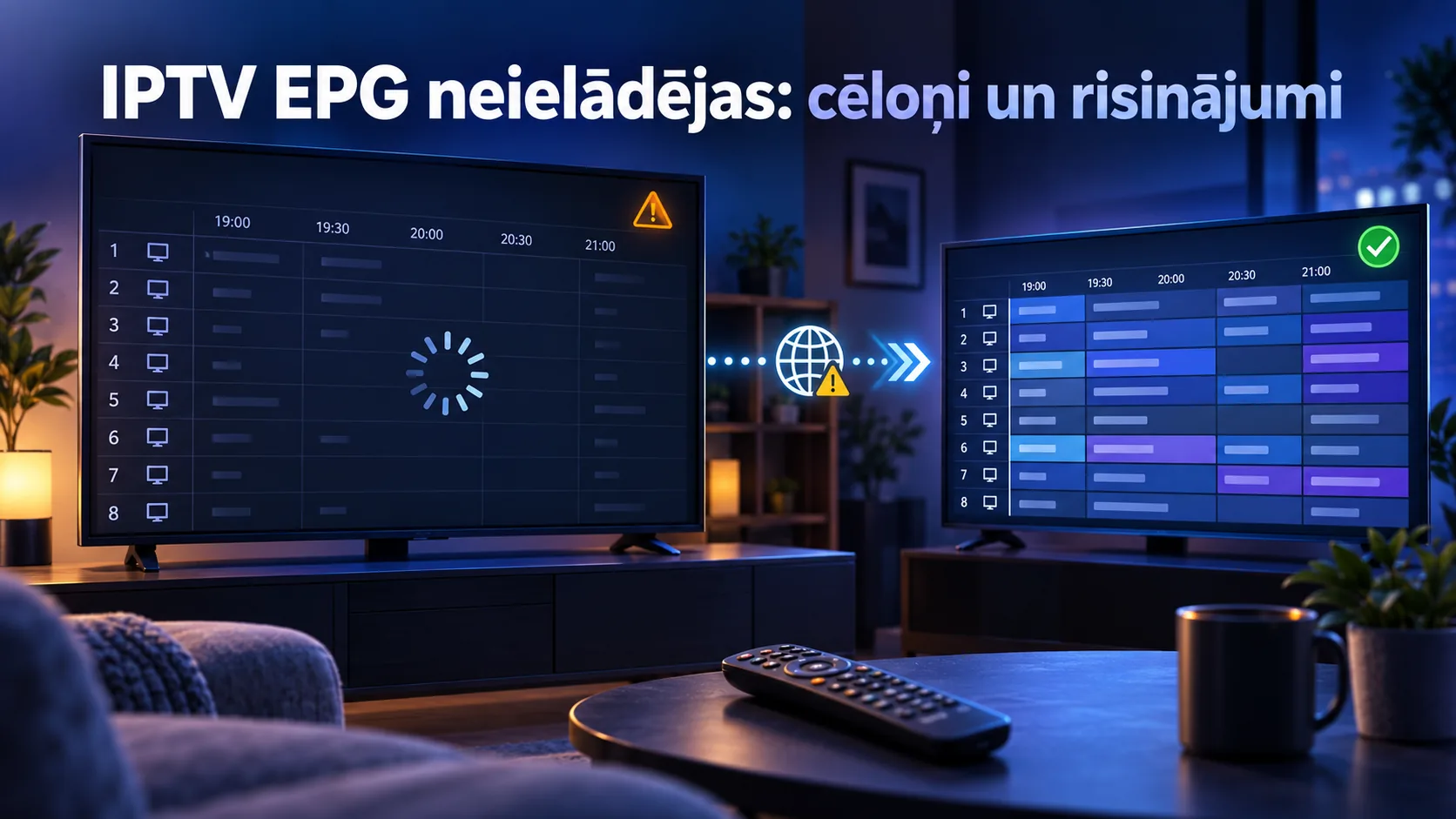 iptv epg neielādējas — IPTV EPG neielādējas: cēloņi un risinājumi