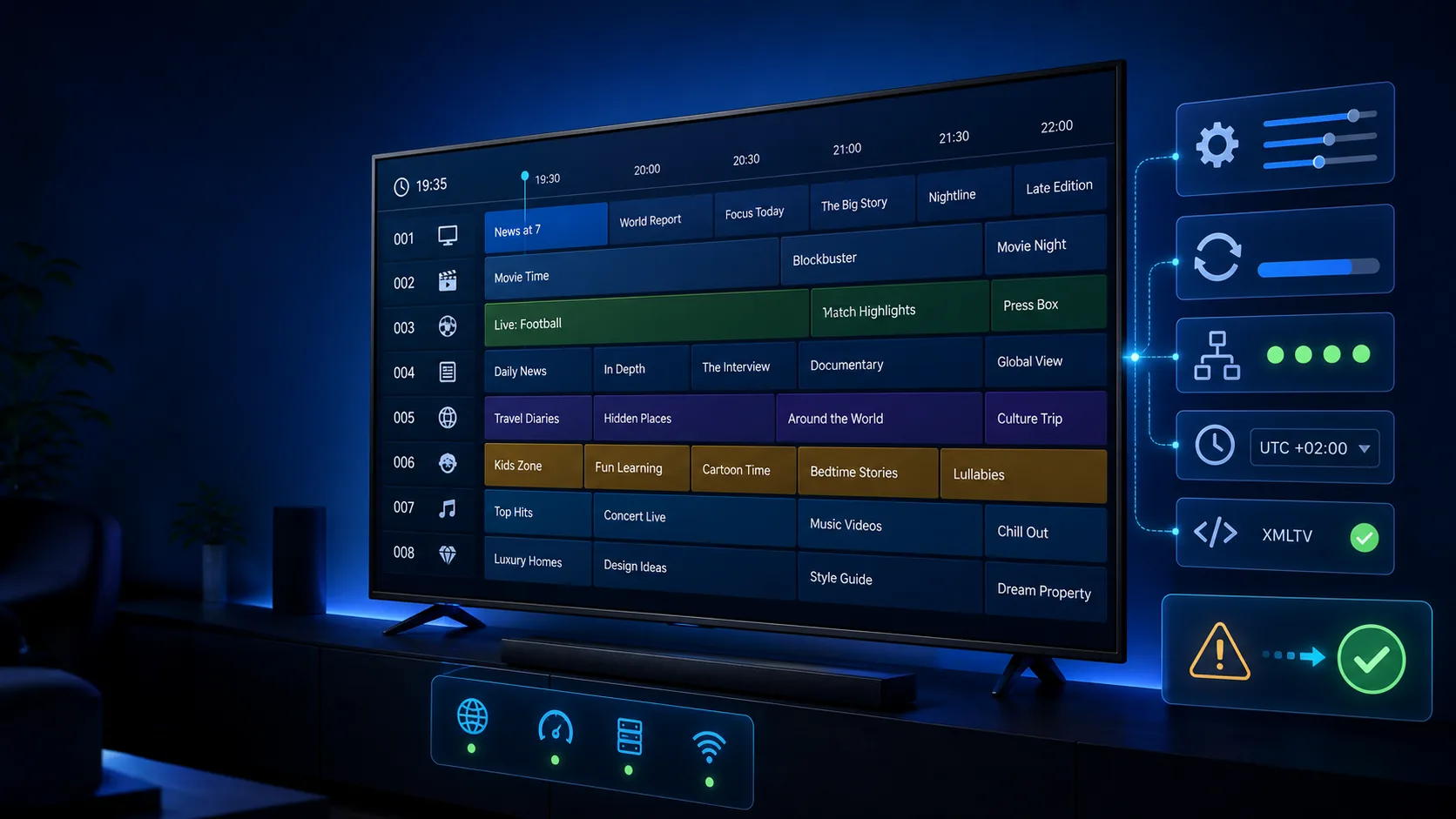 IPTV EPG programmas ceļvedis: iestatīšana un biežāko kļūdu novēršana