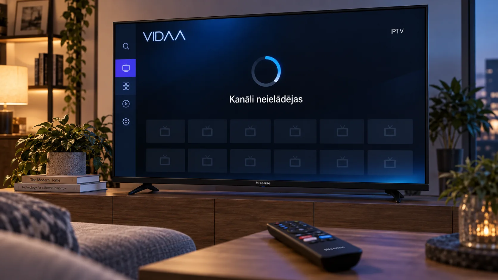 iptv hisense vidaa kanāli neielādējas — IPTV kanāli neielādējas Hisense VIDAA televizorā