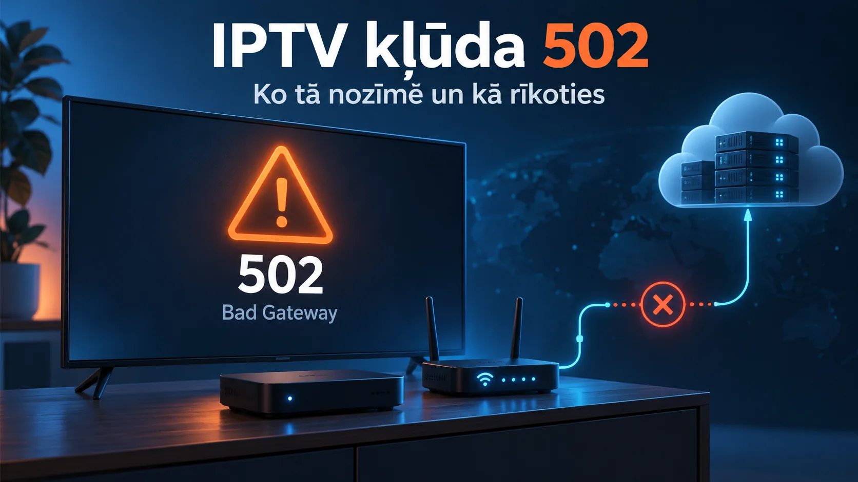iptv kļūda 502 — IPTV kļūda 502: ko tā nozīmē un kā rīkoties