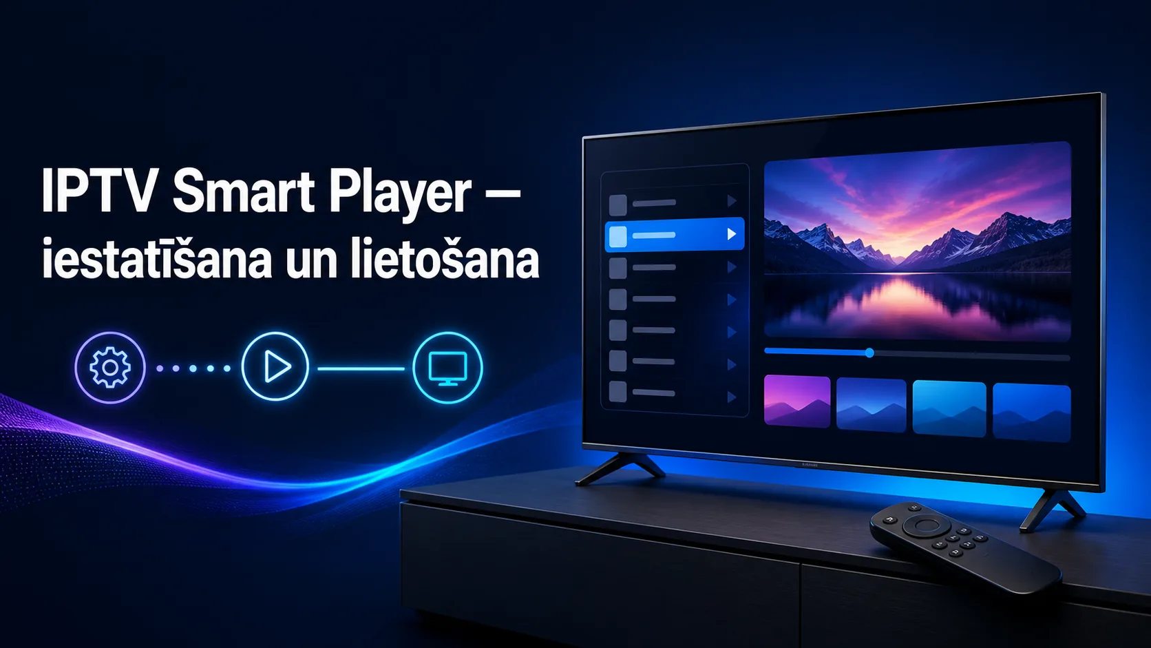 IPTV Smart Player — iestatīšana un lietošana