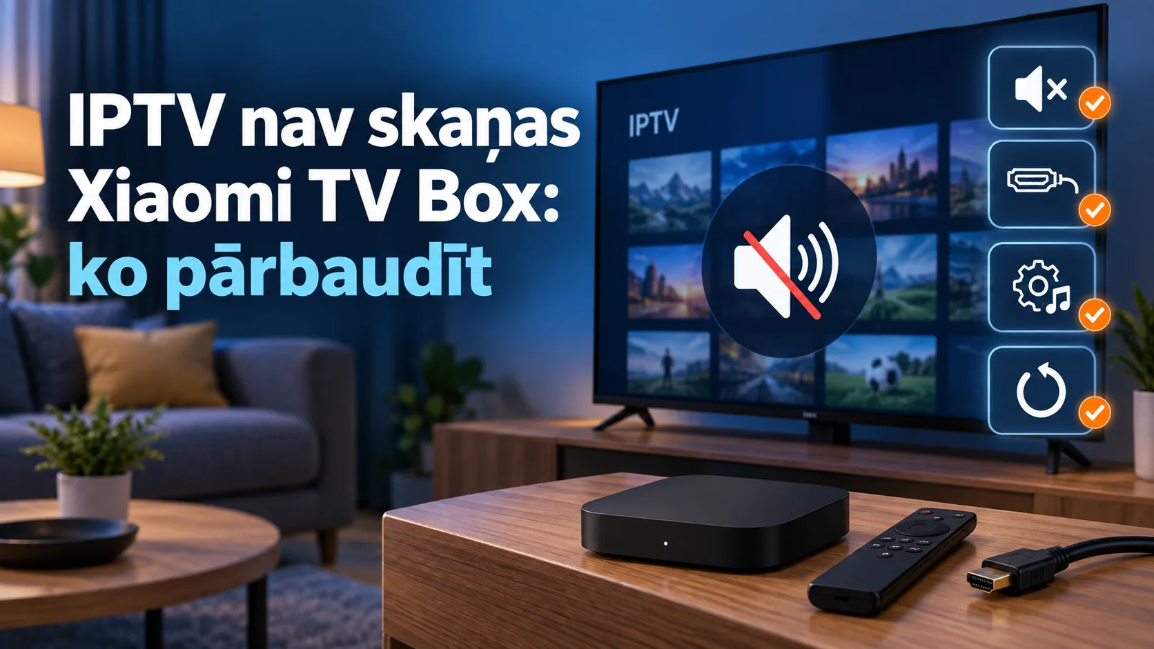 iptv xiaomi tv box nav skaņas — IPTV nav skaņas Xiaomi TV Box: ko pārbaudīt