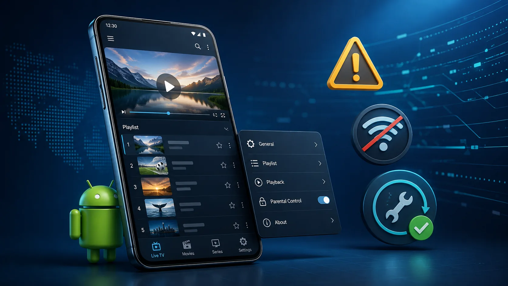 Lazy IPTV Pro Android ierīcē: lietošana un biežākās kļūdas
