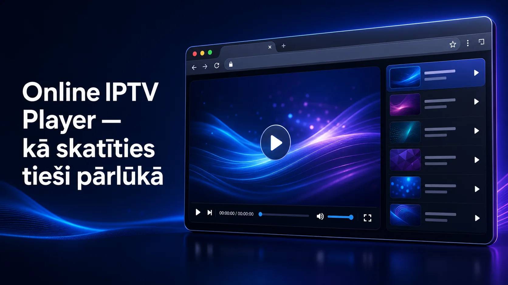 Online IPTV Player — kā skatīties tieši pārlūkā