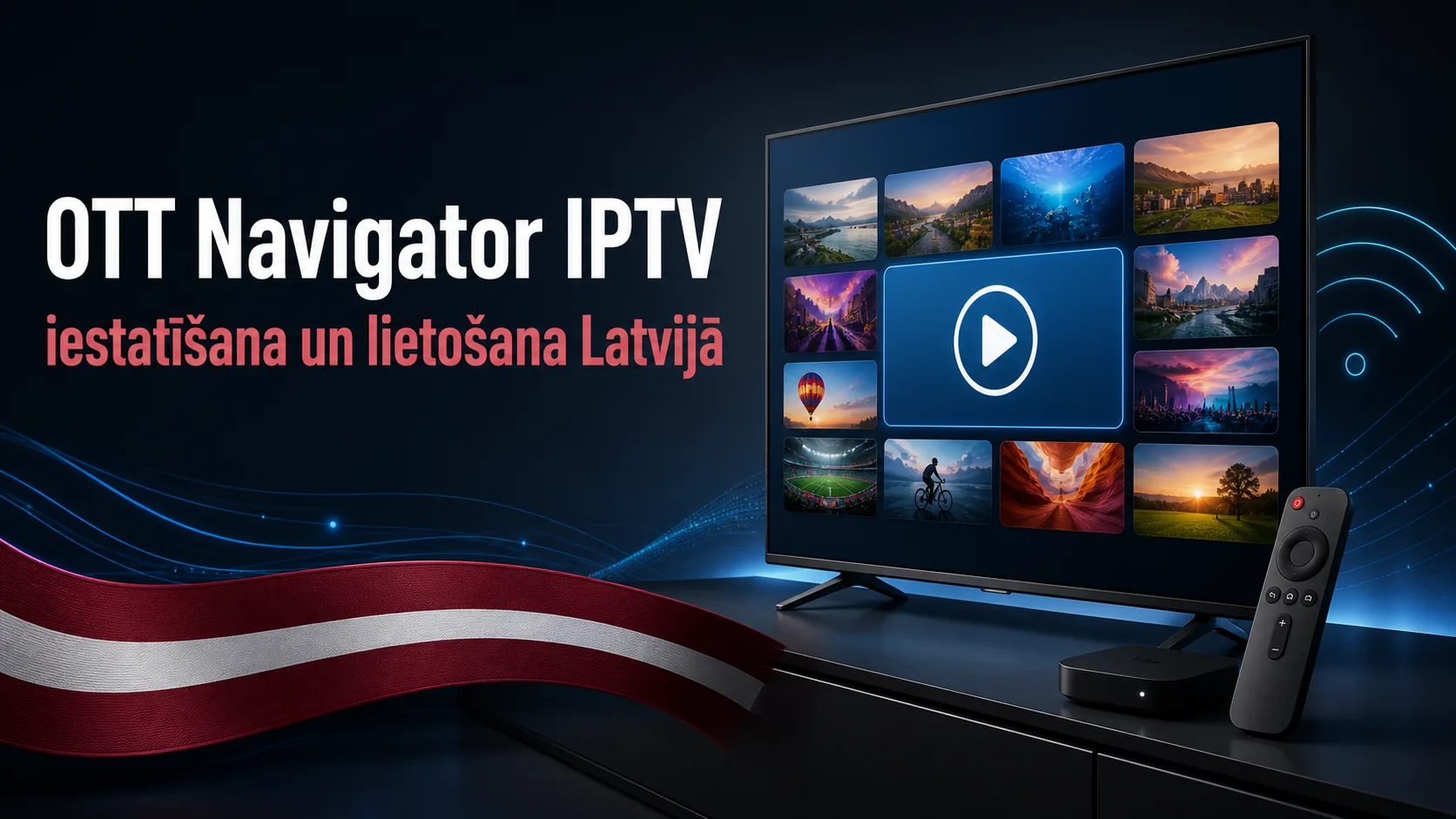 OTT Navigator IPTV — iestatīšana un lietošana Latvijā
