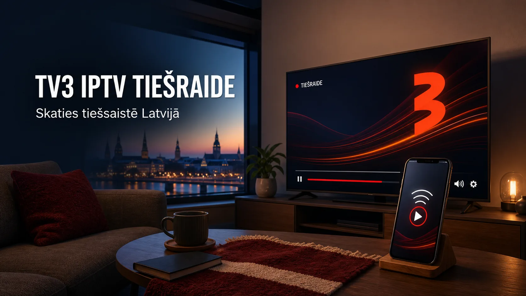 TV3 IPTV tiešraide — kā skatīties Latvijā tiešsaistē